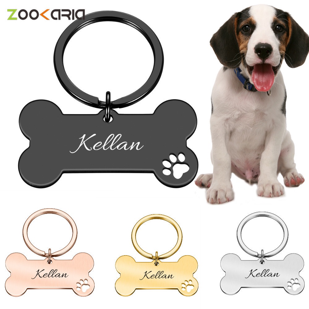 Pet name cheap tag engraving