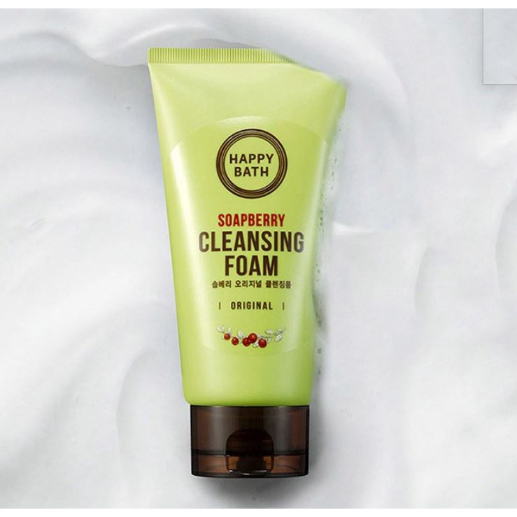 [HAPPY BATH] Soapberry Original Cleansing Foam 150g Shopee Philippines