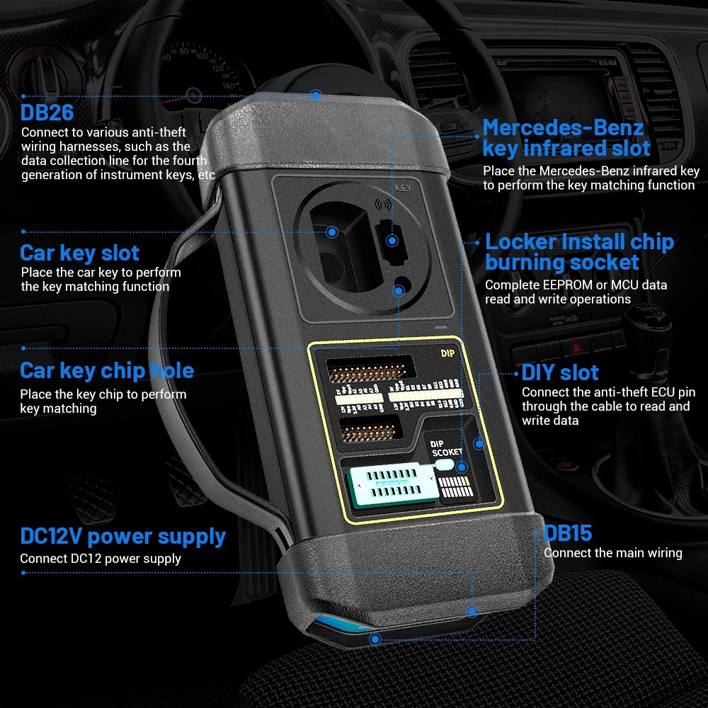 [Spot goods]LAUNCH X431 X-PROG 3 Vehicle Immobilizer Programmer Key ...