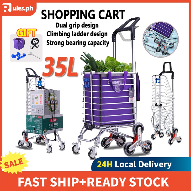 Rules Shopping Cart Grocery Trolley Cart Foldable Shopping Trolley 8