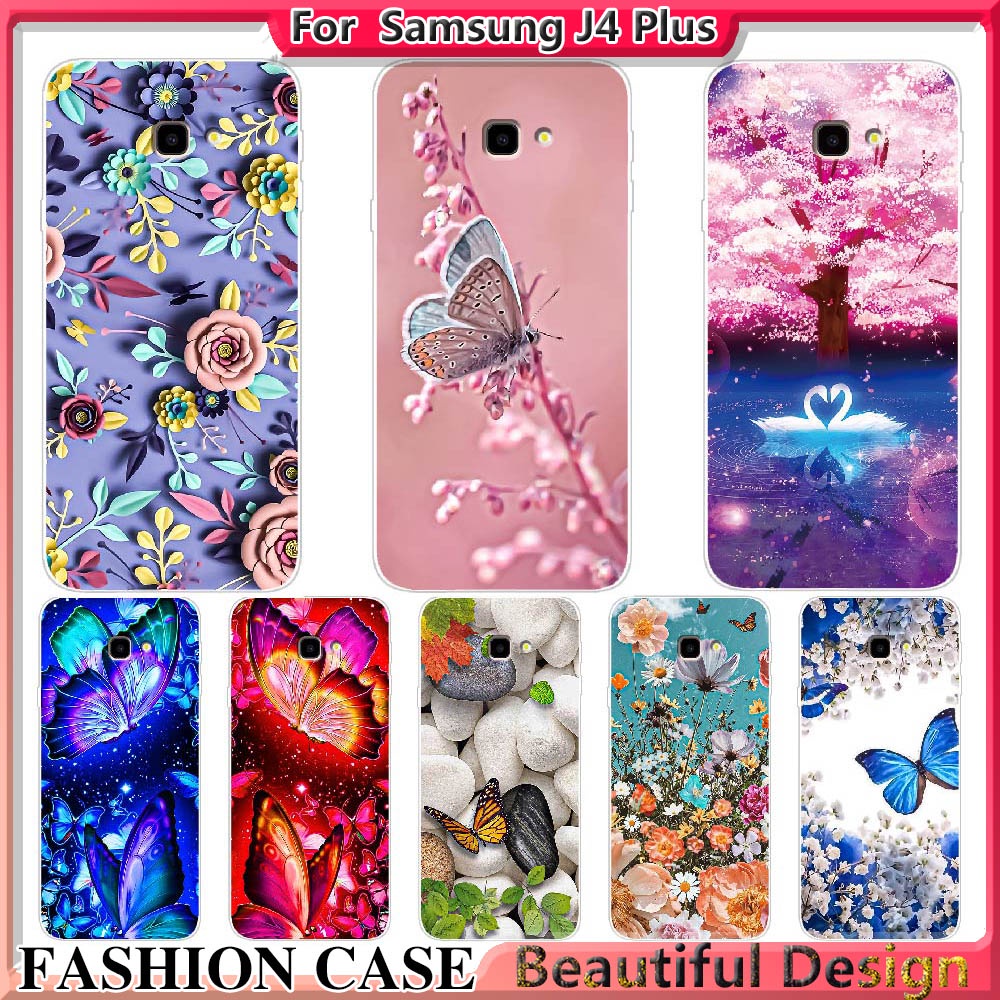 Samsung Galaxy J4 Plus Case Silicone TPU Jelly Case Fashion Phone