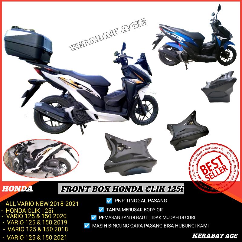 Accessories Box Front Middle Honda Click 125i Vario 125 Led New