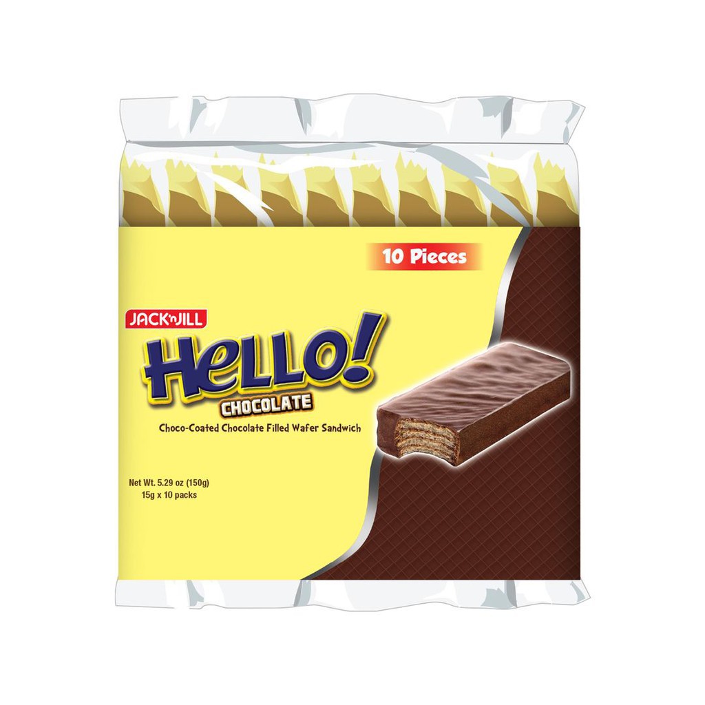 Jack N Jill Hello Coated Chocolate 15g Pack Of 10 Shopee Philippines