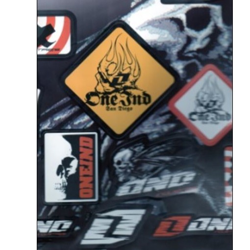 Decal Stickers - One Ind (Reflective) | Shopee Philippines