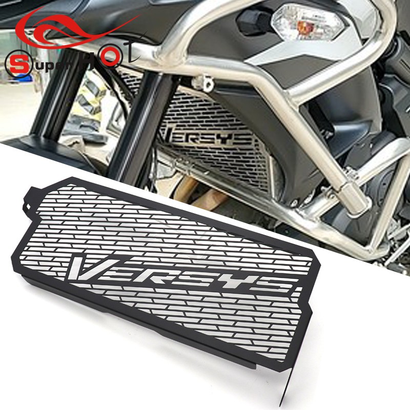 Kühlergrill Schutzgitter Für Kawasaki Versys 650 2015-2024 - Edelstahl Gitter