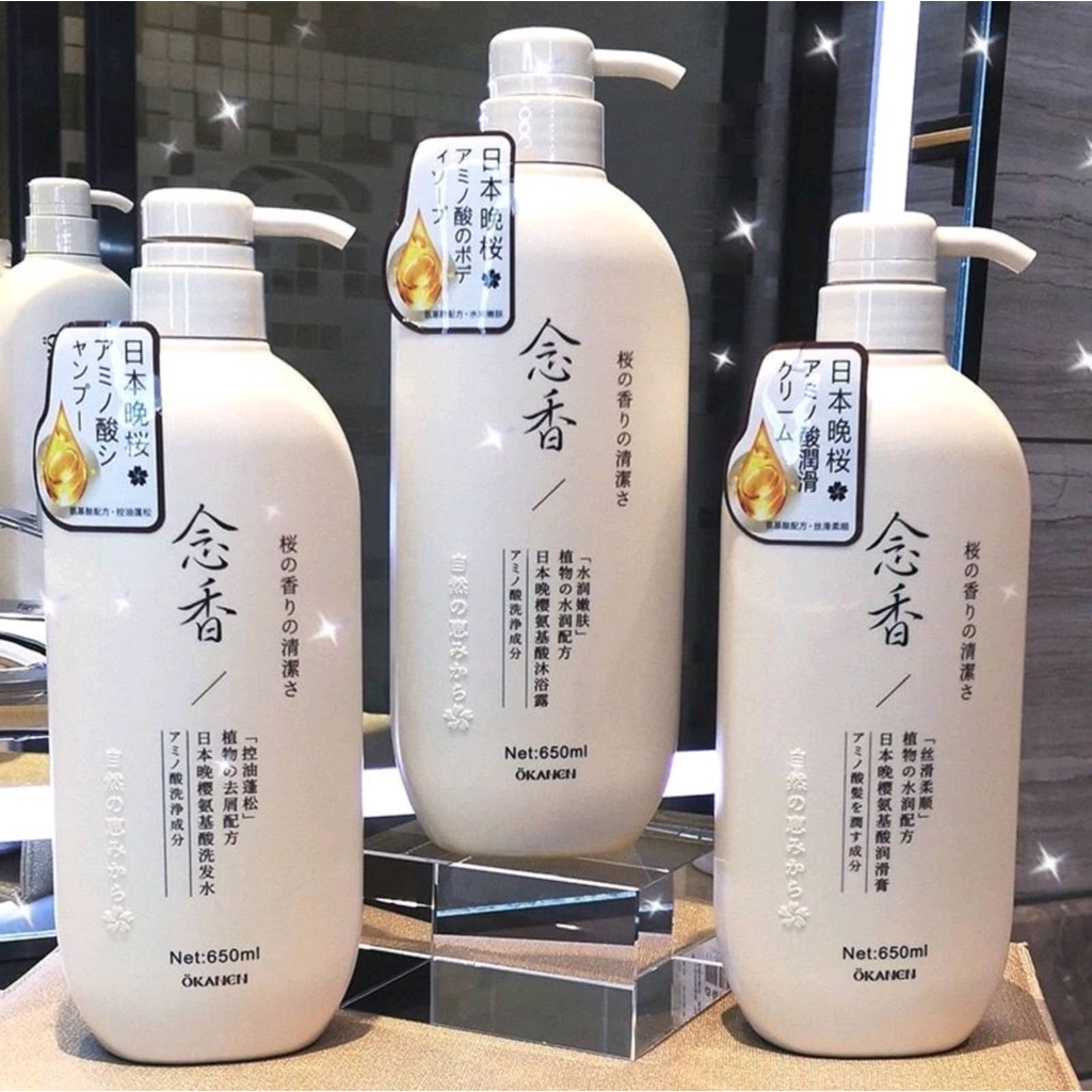 Lifusha Sakura Shampoo, Conditioner and Body Wash Shopee Philippines