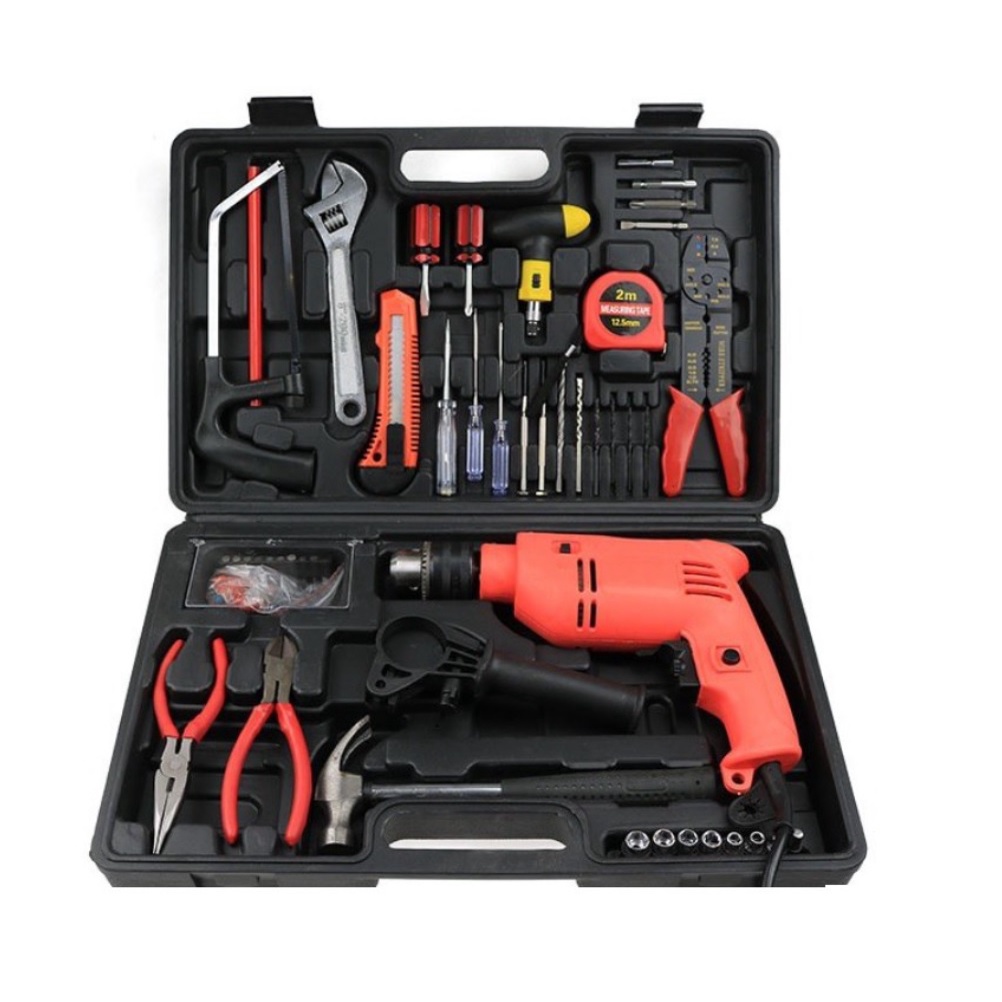 Hardware Tool Set Combination Set Household Manual Woodworking Tool Box ...