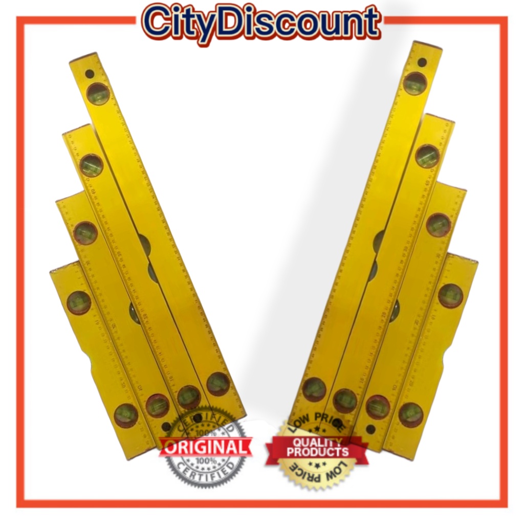 COD PROFESSIONAL SPIRIT LEVEL 40CM 50CM 60CM ALUMINUM LEVEL BAR TORPEDO ...