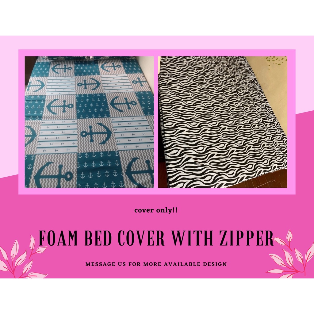 FOAM FULL COVER (BALOT) with zipper 4" inches kapal ng foam(mattresses