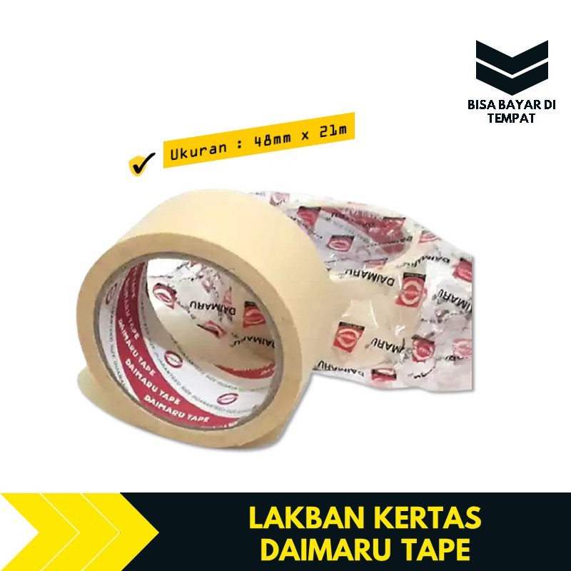 Masking Tape Duct Tape Paper Tape 2 Inch 1 Roll DAIMARU Shopee