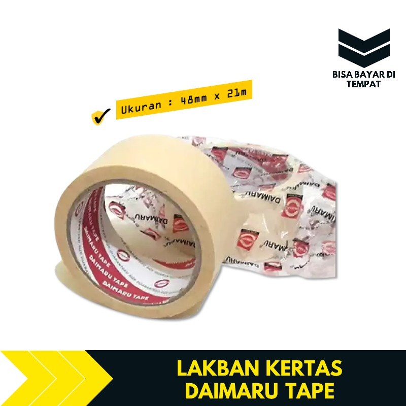 Masking Tape Duct Tape Paper Tape 2 Inch 1 Roll DAIMARU | Shopee ...