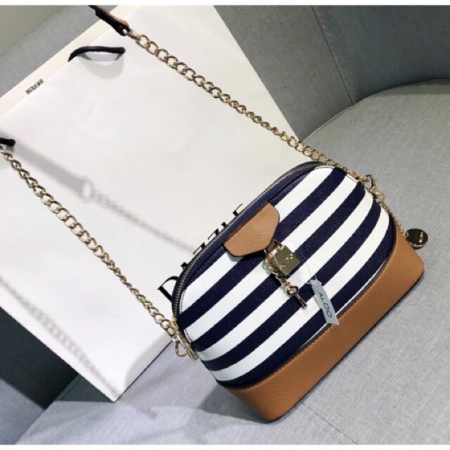 AMINKU ALDO STRIPE MINI ALMA SLING BAG