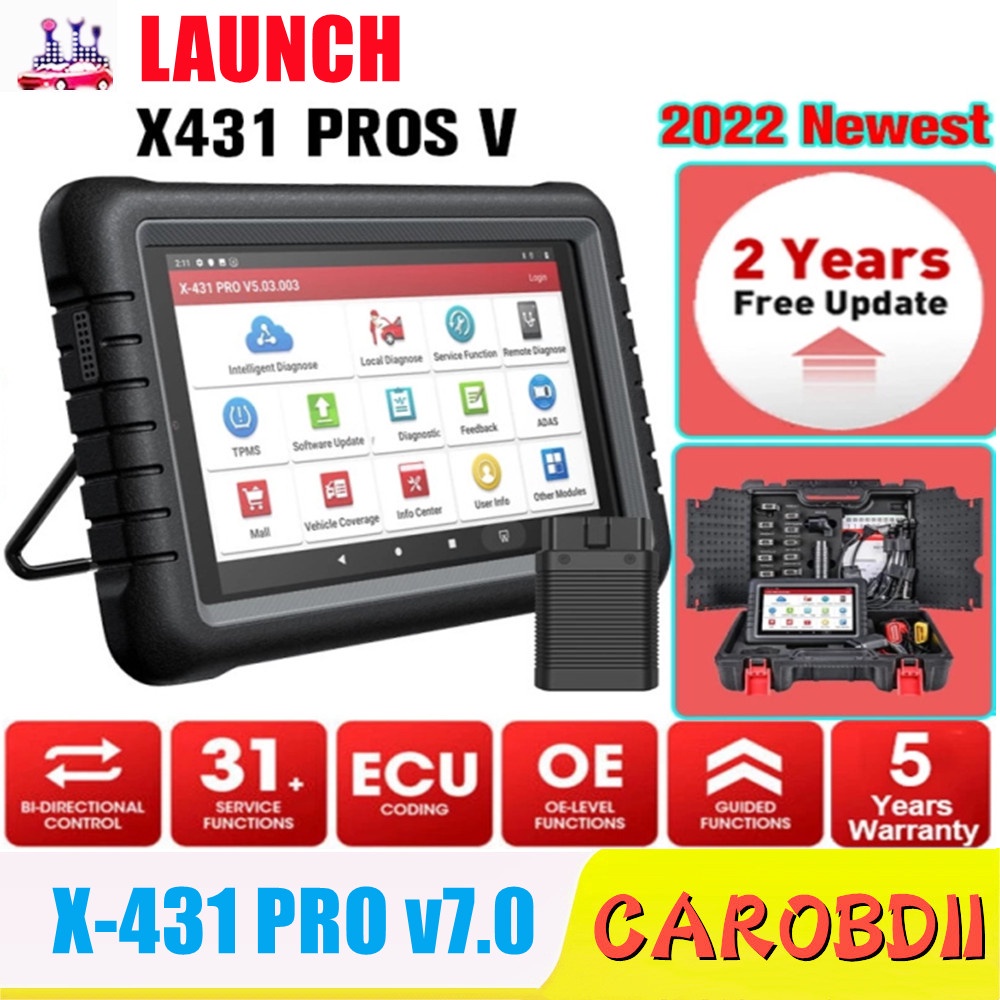 LAUNCH X431 PRO V7.0 X-431 PRO V X431 PROS Bi-Directional All Module ...