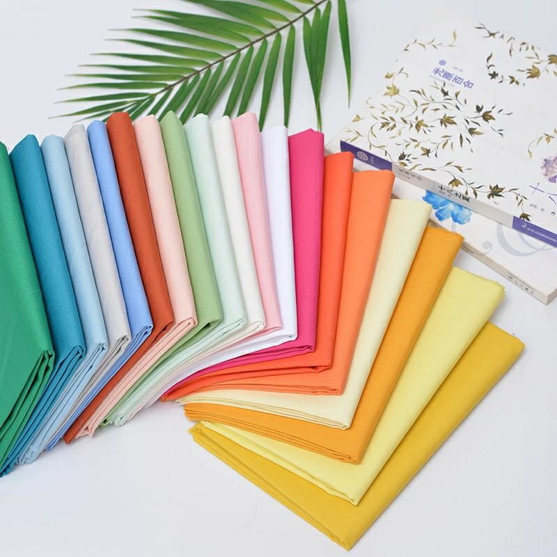 Geena/gina Fabric Plain Set A, 15 colors Per yard or continous Length ...