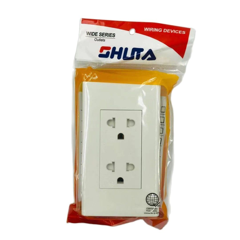 SHUTA CONVENIENCE OUTLET WITH GROUND / TELEPHONE OUTLET/ AIRCON OUTLET
