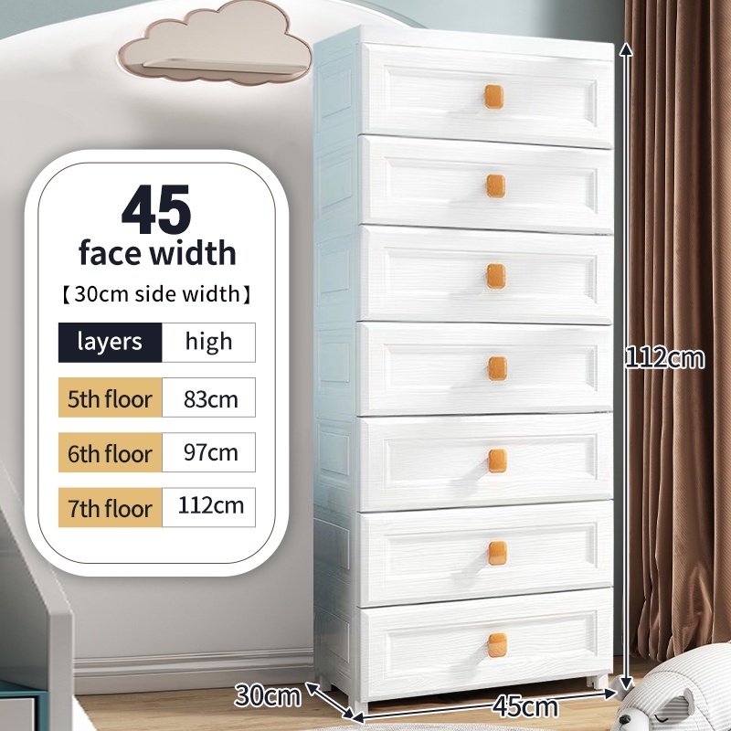 Plastic Drawer Cabinet Durabox Nordic Style Home Wardrobe Clothes   6c8f1a015626c790618c40b9e9c94448