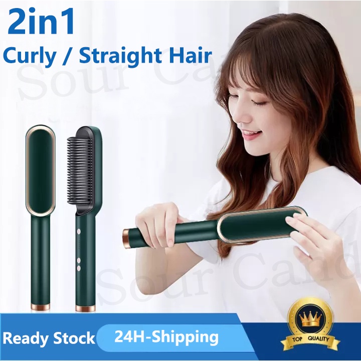 Shopee hair brush outlet straightener