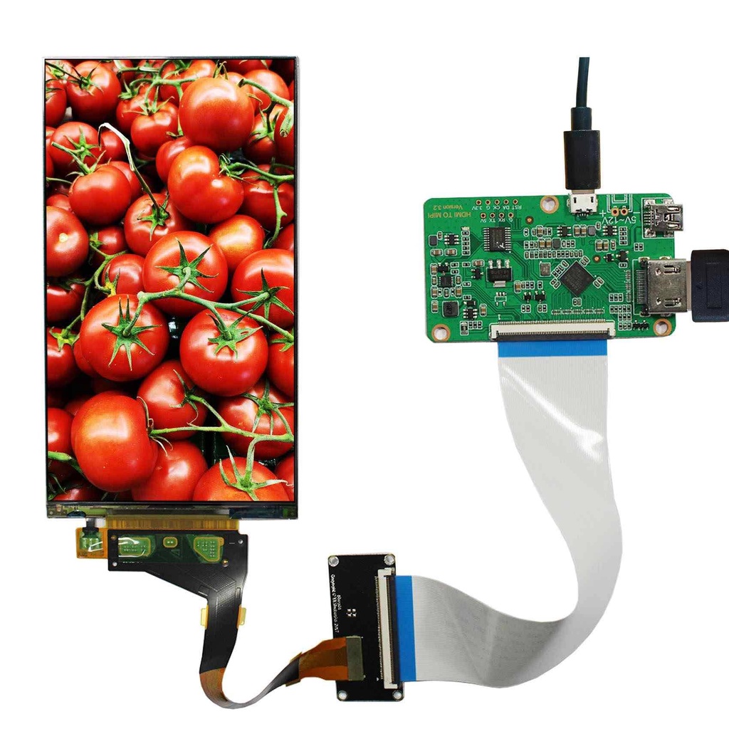 LS055R1SX04 2K LCD Screen HDMI to MIPI driver controller 3d SLA printer