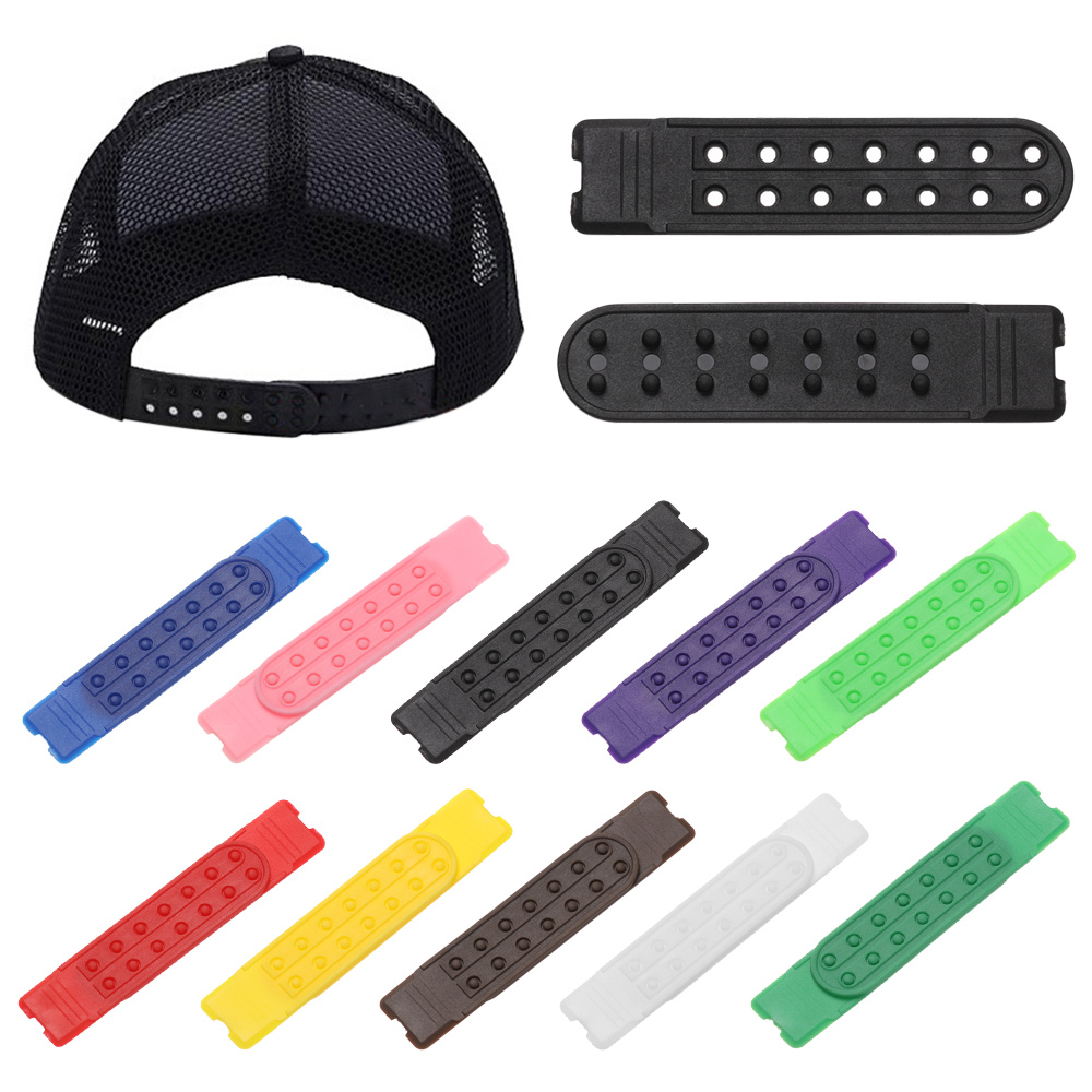 SUHU 5 Sets Hot Snapback Strap Replacement 14 Holes Strap Snapback ...