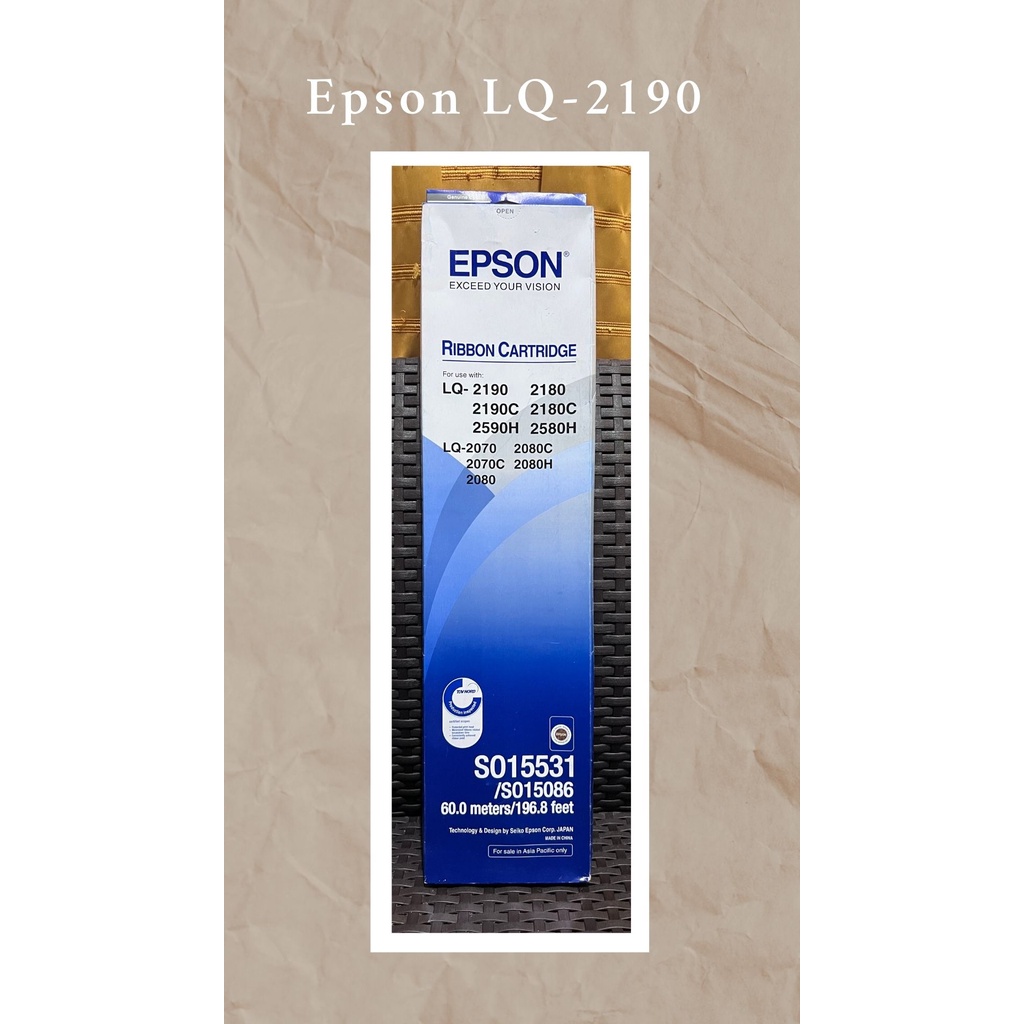RIBBON CARTRIDGE LQ-2190 60meter S015531 | Shopee Philippines