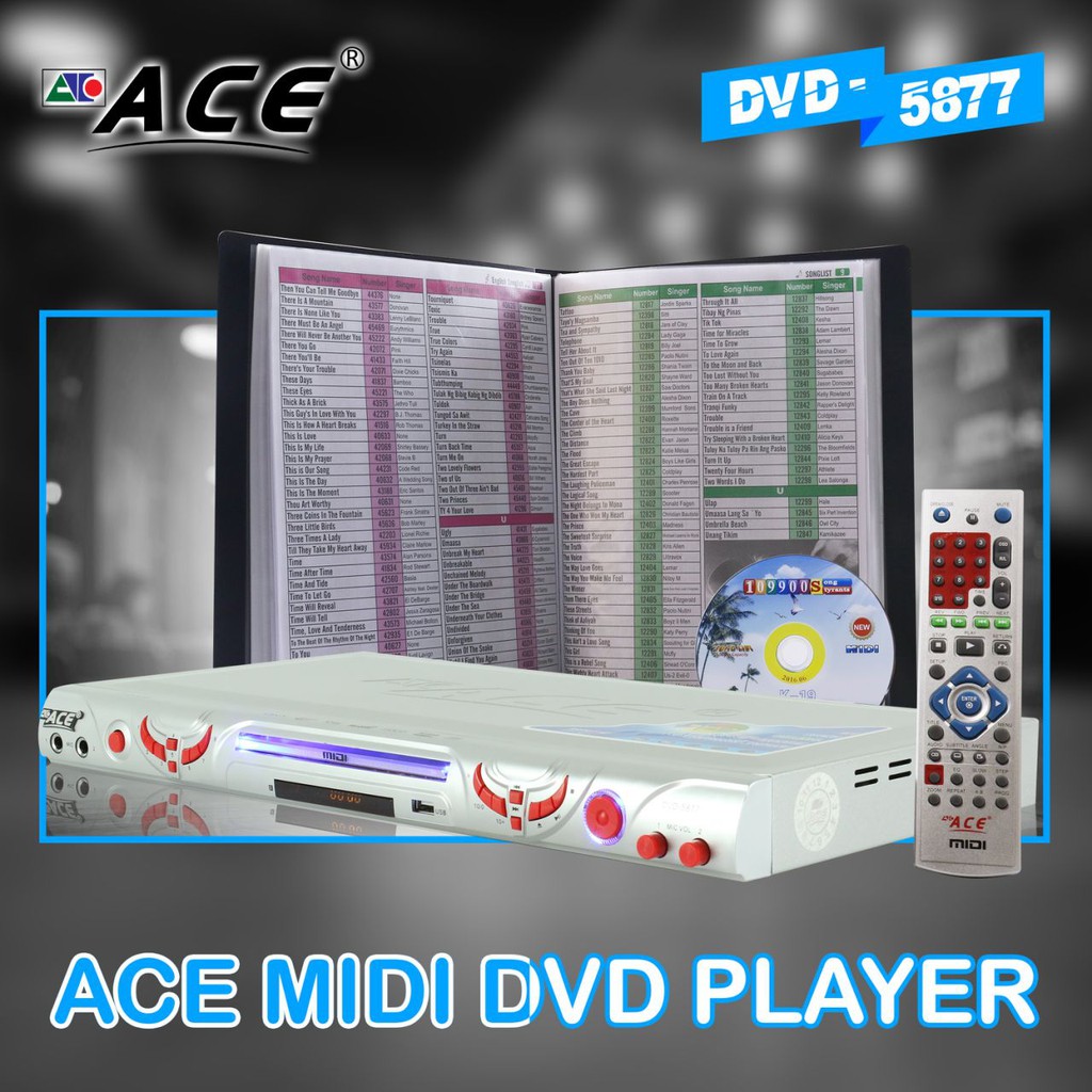 ACE MIDI5877 karaoke DVD player Shopee Philippines