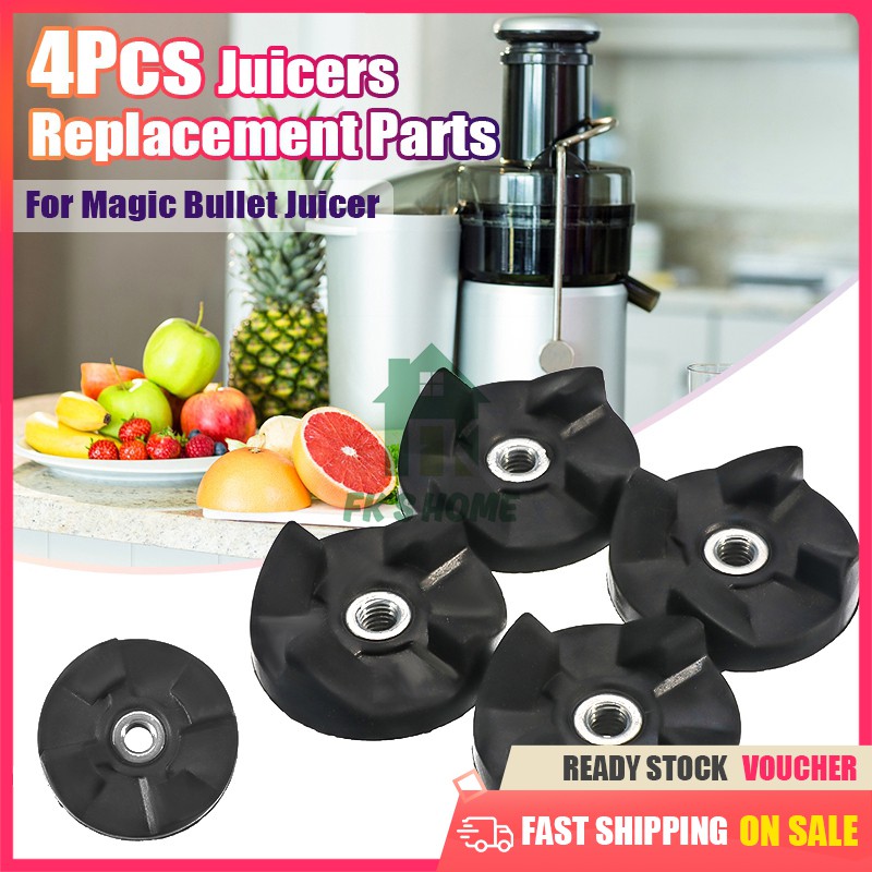 3PCS Plastic Gear Base 2pcs Rubber Magic Bullet Spare Parts For Juicer  Machine Blender Parts 250W Replacement