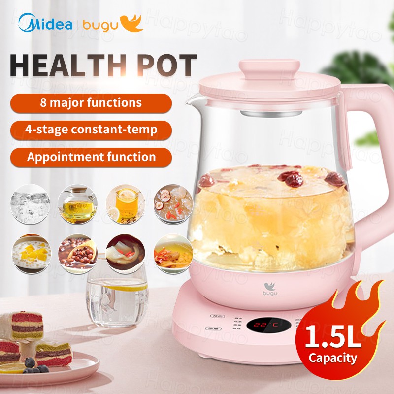 Midea BUGU Multifunctional Health Pot 1.5 Liters Small Tea Machine