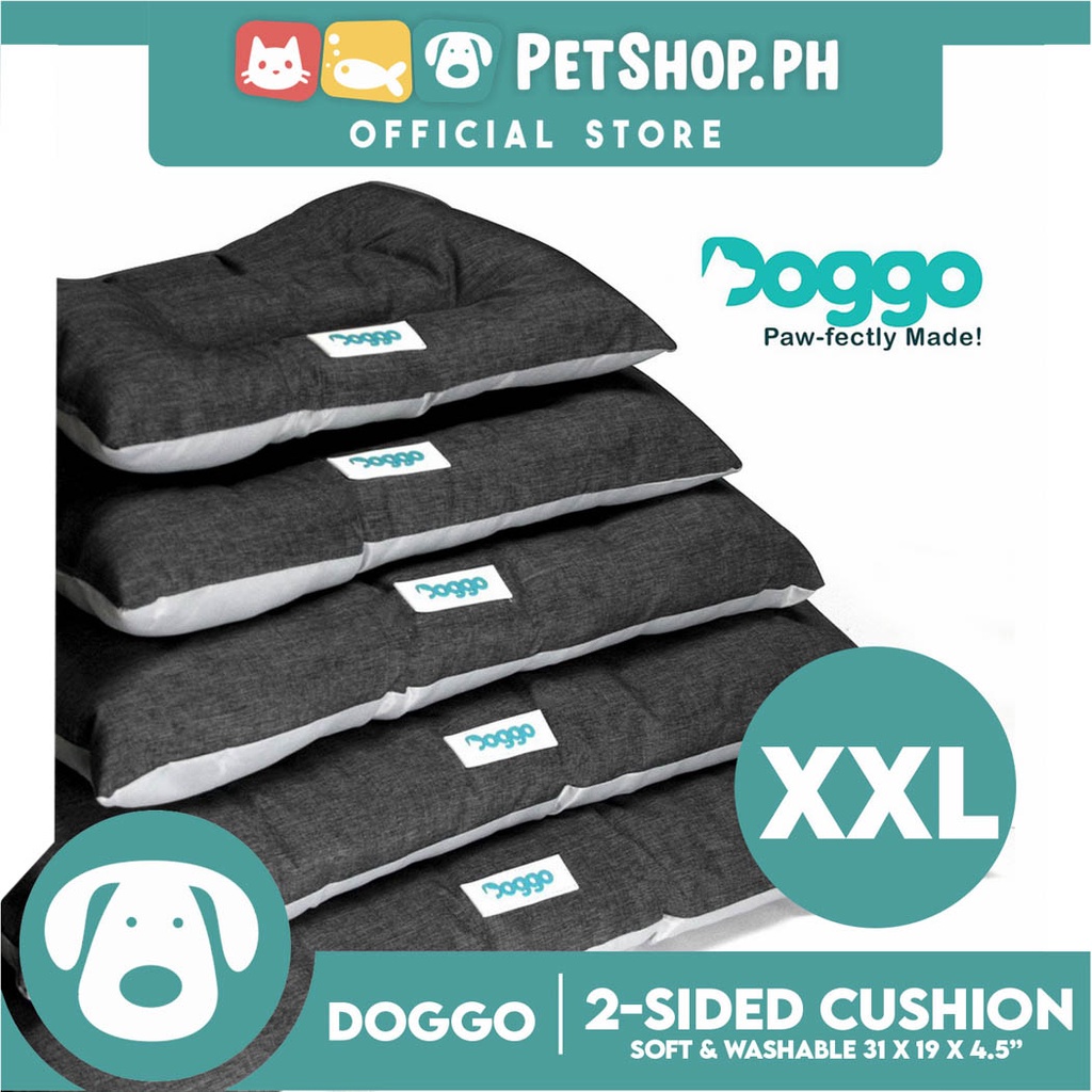 Doggo 2Sided Cushion Bed (XXL) Dog Bed Sleeping Calming Bed Shopee