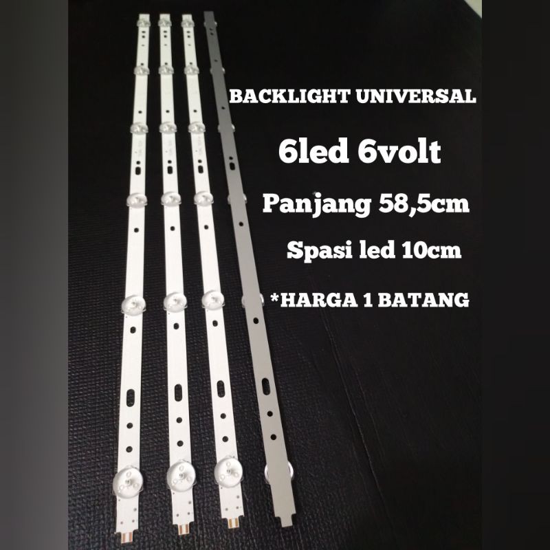 Universal BACKLIGHT 6 LED 6 VOLT | Shopee Philippines
