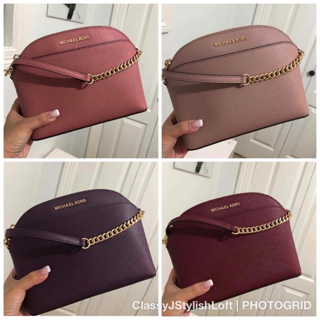 Michael Kors Emmy Dome Crossbody Bag, Women's Fashion, Bags & Wallets,  Purses & Pouches on Carousell