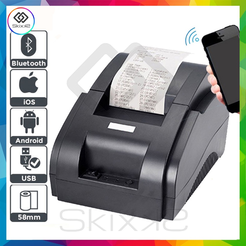 Hot productsSENDA Bluetooth / USB JP58H Thermal Receipt Printer for IOS + Android (Black