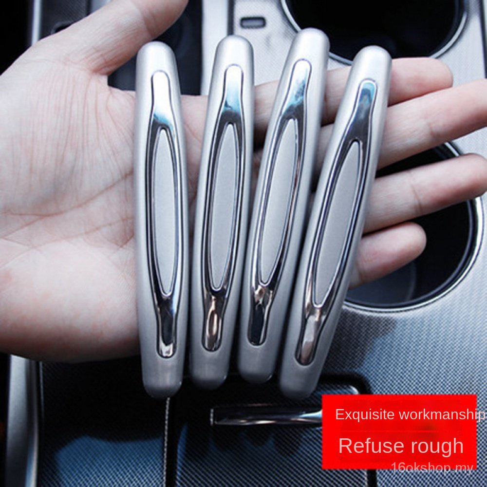 4PCS Car Chrome Strips Self Adhesive Moulding Universal Door Side ...