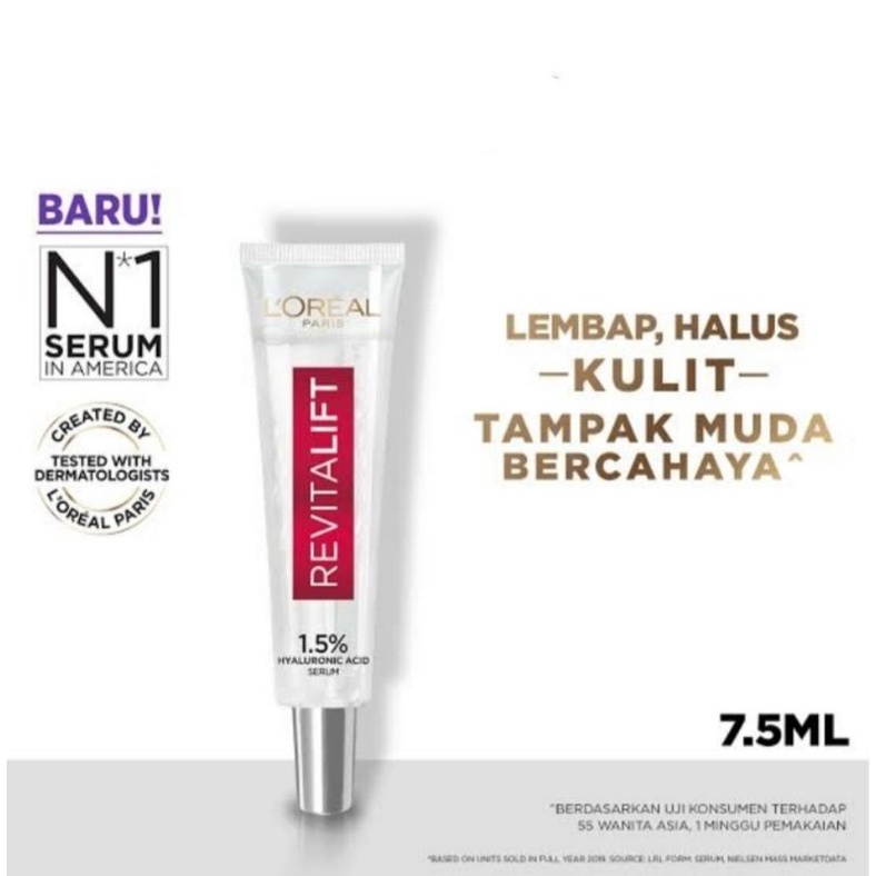 Loreal Paris Revitalift Hyaluronic Acid serum 7.5 ml Is A Face serum