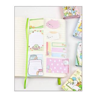 Lovely Cartoon 6 Folding Memo Pad Sticky Notes Memo Notepad Bookmark ...
