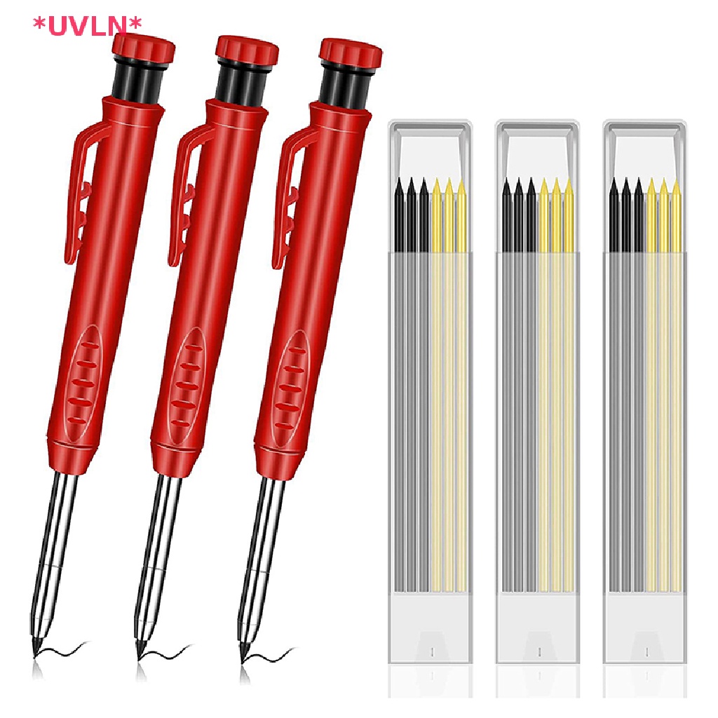 UVLN> Solid Carpenter Pencil for Construction Mechanical Pencil for