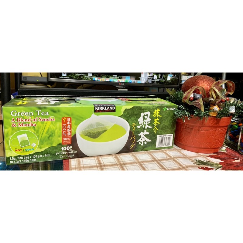 100 pcs Kirkland Signature Japanese Green Tea Shopee Philippines