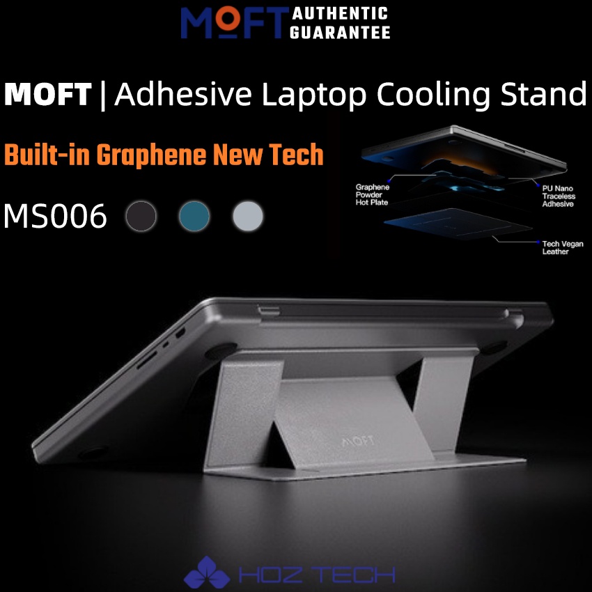 MOFT Laptop Stand Built-in Graphene Cooling Plate Version/Adhesive and ...