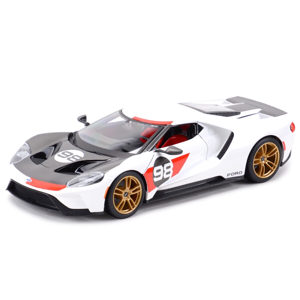 Maisto 1:18 2021 Ford GT Heritage Edition Die Cast Vehicles Collectible ...