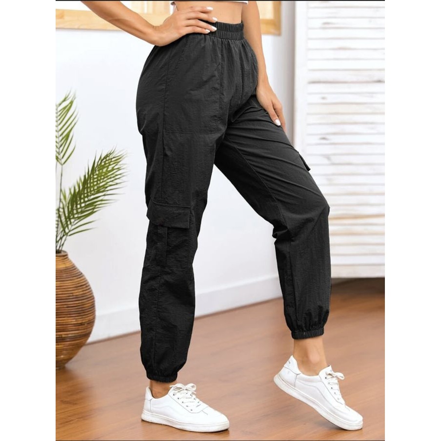 Affordable Wholesale elastic waist cargo pants_4 For Trendsetting Looks 