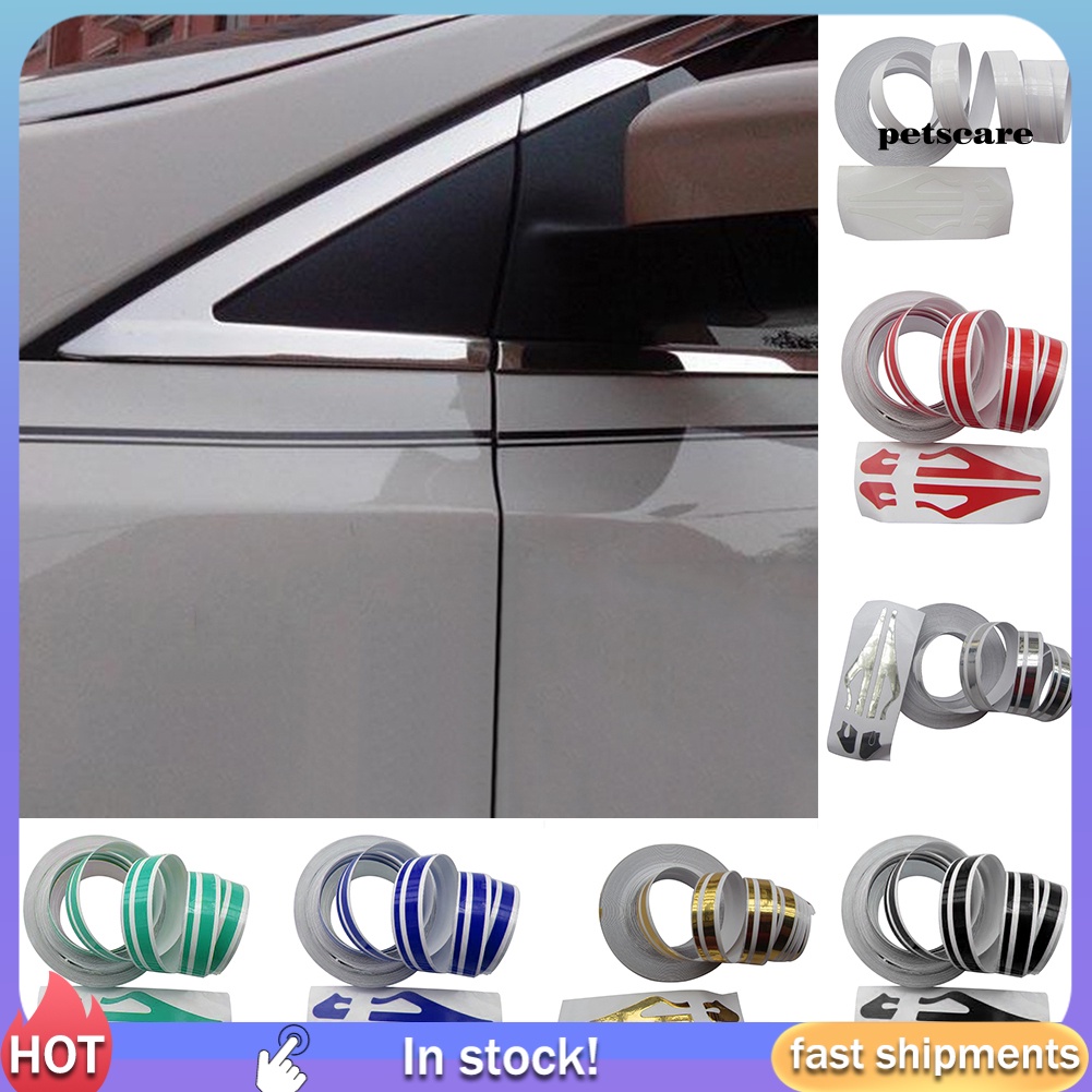 Ptcr Graphics Car Waist Line Sticker Stripe Door Hood Side Skirt Decal Decoration Shopee 7196