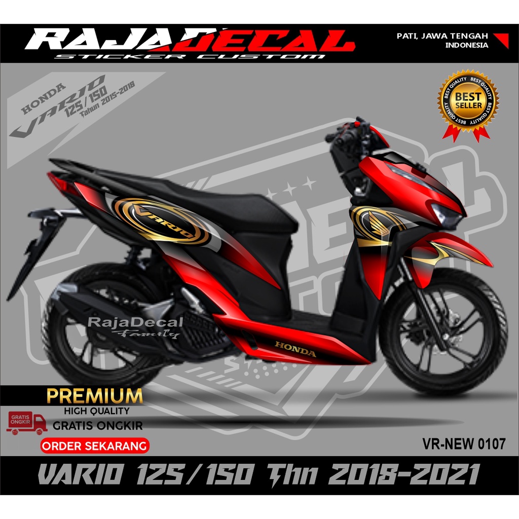 Decal Sticker Honda Vario 125/150 new Fullbody Minimalist Custom Design ...