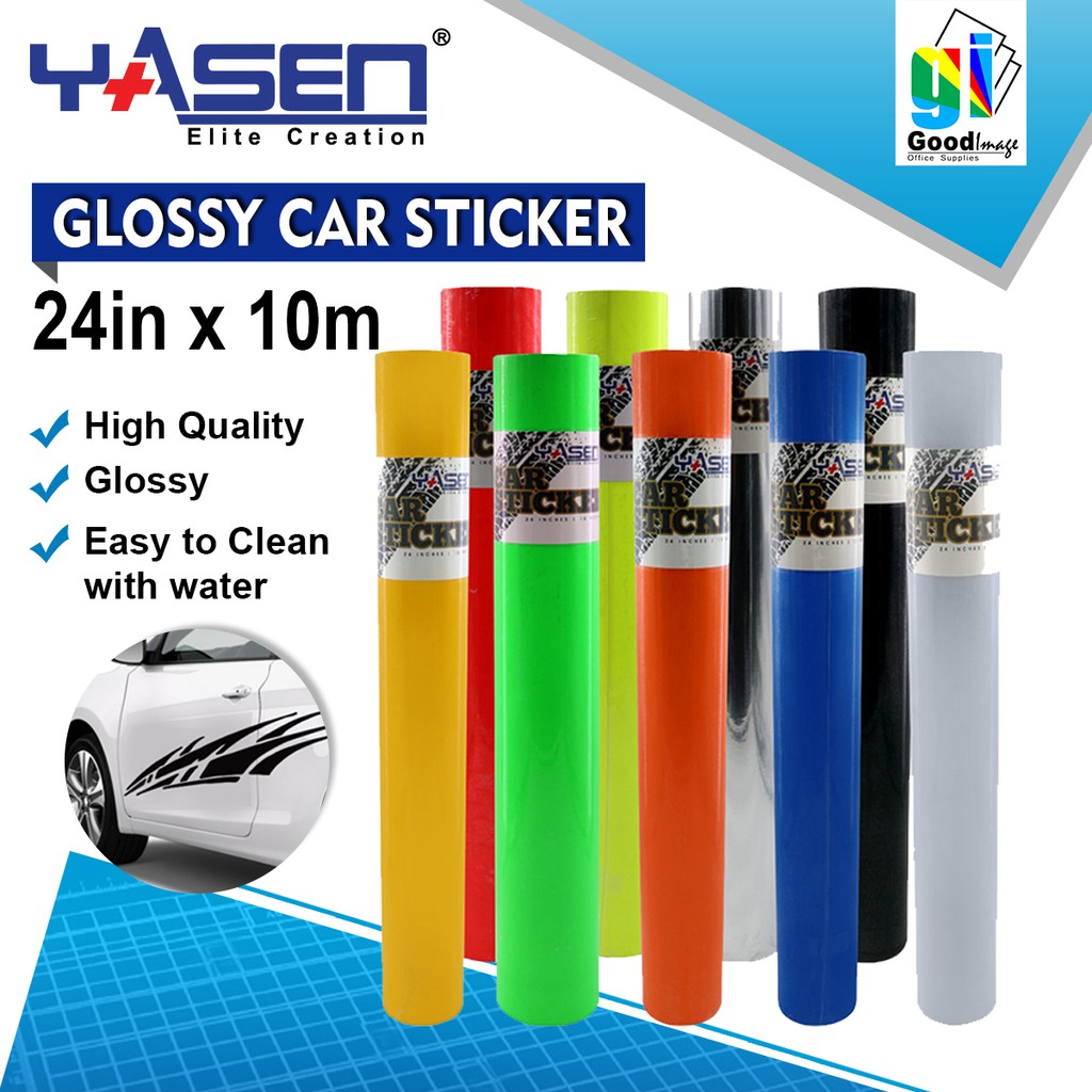 YASEN Car Sticker High Quality Car Sticker 10 meters per roll | Shopee ...