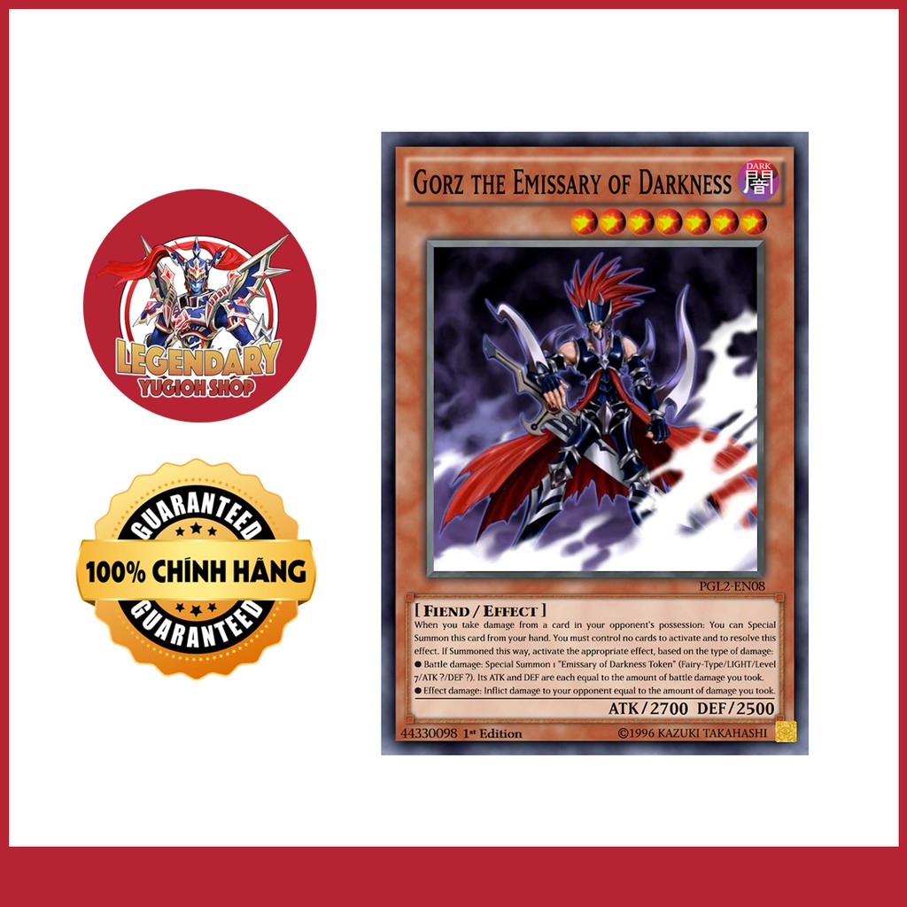 Original Yugioh Card] Gorz the Emissary of Darkness | Shopee Philippines