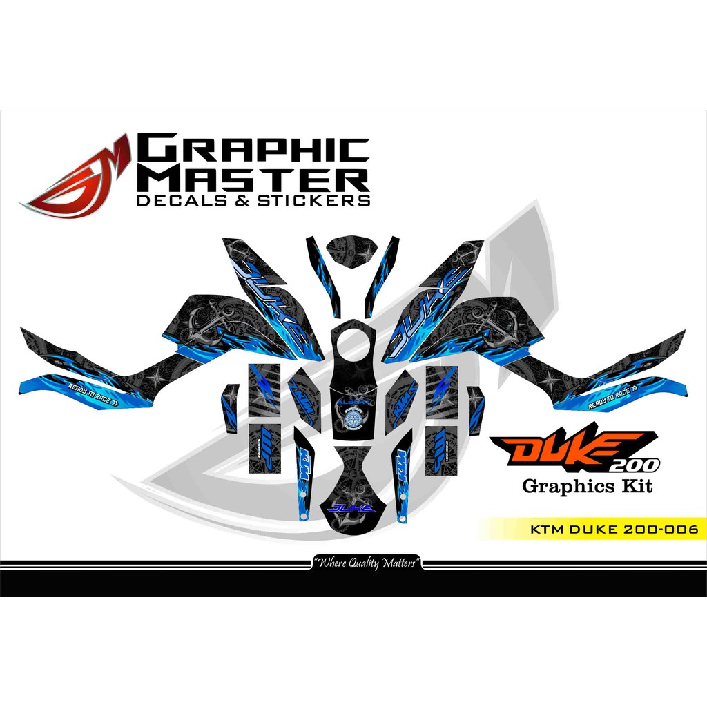 KTM Duke 200 Decals Sticker Shopee Philippines
