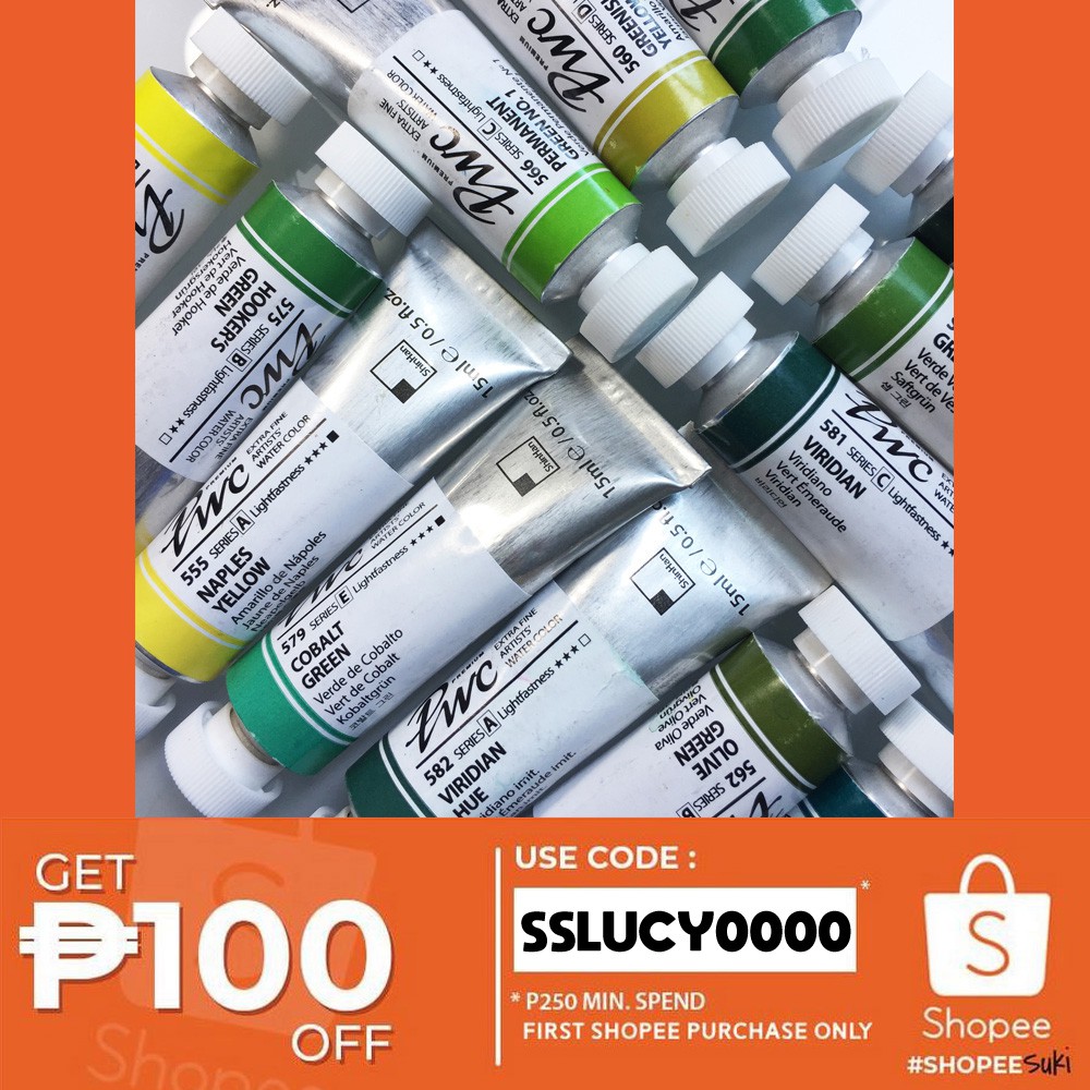 ShinHan PWC Watercolor in Pan: Yellow and Green | Shopee Philippines