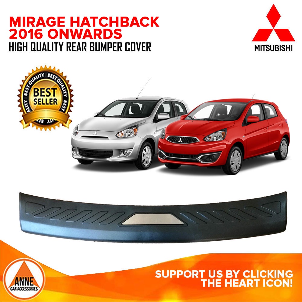 Rear Stepsill for Mitsubishi Mirage Hatchback 2016 2021 Rear Bumper