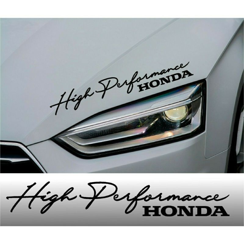 Car STICKER CUTTING HIGH PERFORMANCE HONDA STICKER For Front Headlights ...