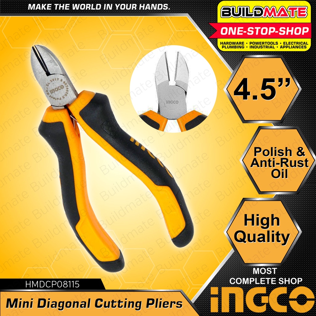 BUILDMATE Ingco Mini Diagonal Cutting Pliers 4.5
