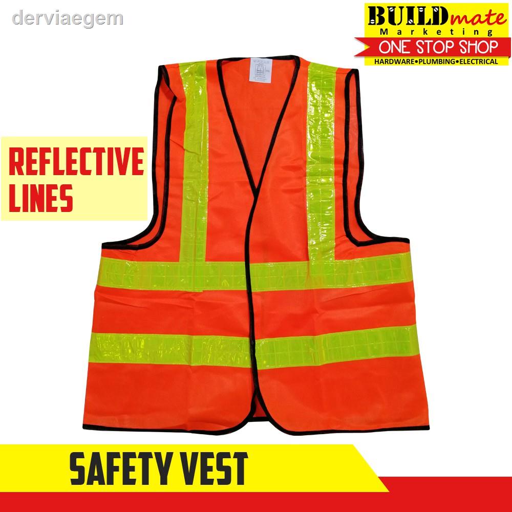Mega Safety Vest with Reflective Lines •BUILDMATE• Shopee Philippines