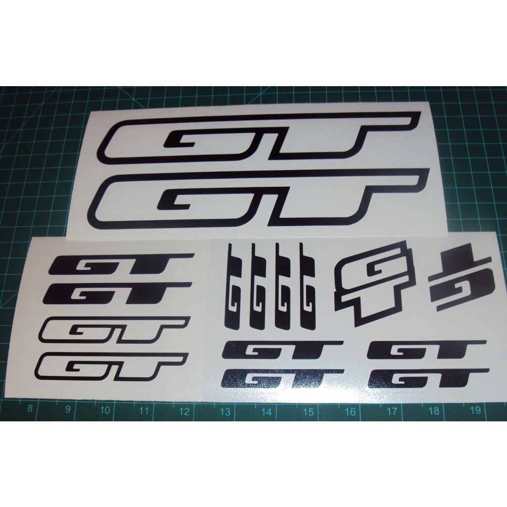 1Set GT Bike Decals Stickers Set 16 Downhill MTB DH Cycle Fury Ruckus